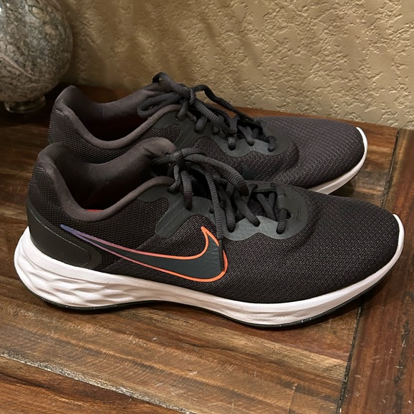 Nike Revolution 6‎ Next Nature Anthracite Rush Orange Men’s 8.5 Running Shoes main image 4